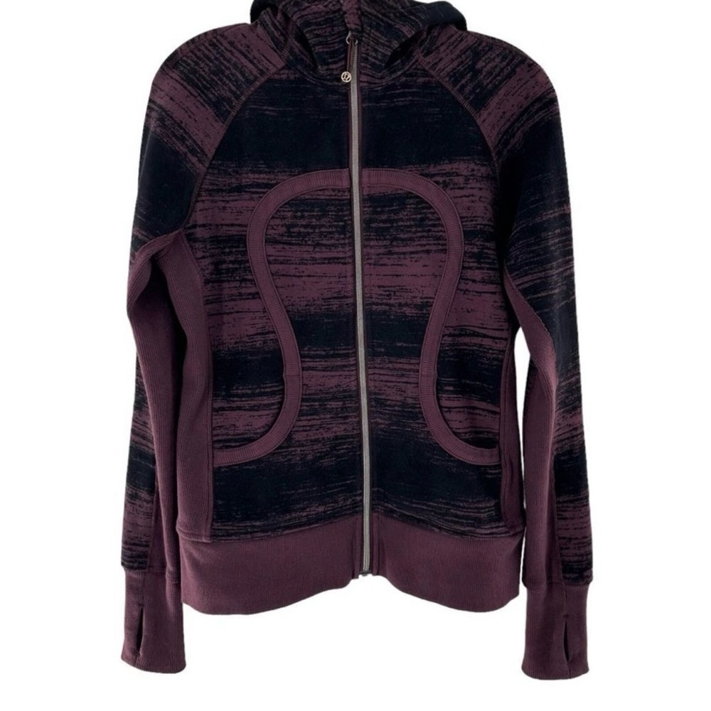 Lululemon Full Zip Scuba-Purple and Black